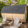 Dundalk Leisurecraft CT Tranquility Outdoor Barrel 8 Person Electric Heated Sauna CTC2345E