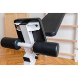 BenchK B1B & BenchK B1W Rotatable Workout Bench with Rollers for Knee Support – Compatible with BenchK Wall Bars