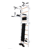 BenchK 723W Multifunctional Wall Bar with Wall Mounted Pull Up Bar