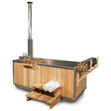 Dundalk Leisurecraft Starlight Outdoor Wood Burning Hot Tub CT372W