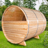 Dundalk Leisurecraft CT Serenity MP Barrel Outdoor 4 Person Sauna Electric Heated CTC2245MPE