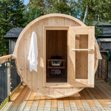 Dundalk Leisurecraft CT Harmony Outdoor Barrel 4 Person Electric Heated Sauna CTC22E