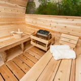 Dundalk Leisurecraft CT Tranquility MP Barrel  4 Person Sauna Electric Heated CTC2345MPE