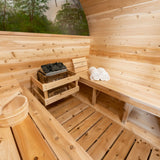 Dundalk Leisurecraft CT Tranquility MP Barrel  4 Person Sauna Electric Heated CTC2345MPE