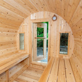 Dundalk Leisurecraft CT Tranquility Barrel 8 Person Sauna CTC2345W