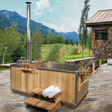 Canadian Timber Collection Starlight Wood Burning Hot Tub CT372W