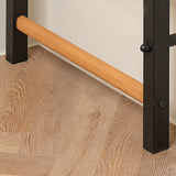 BenchK 711B + A076 & BenchK 711W + A204 Wall Bars with Adjustable Wooden Pull-Up Bar and Gymnastic Accessories