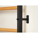 BenchK 211B+A076 Swedish Wall Bar with Adjustable Pull-up Bar and Gymnastics Accessories