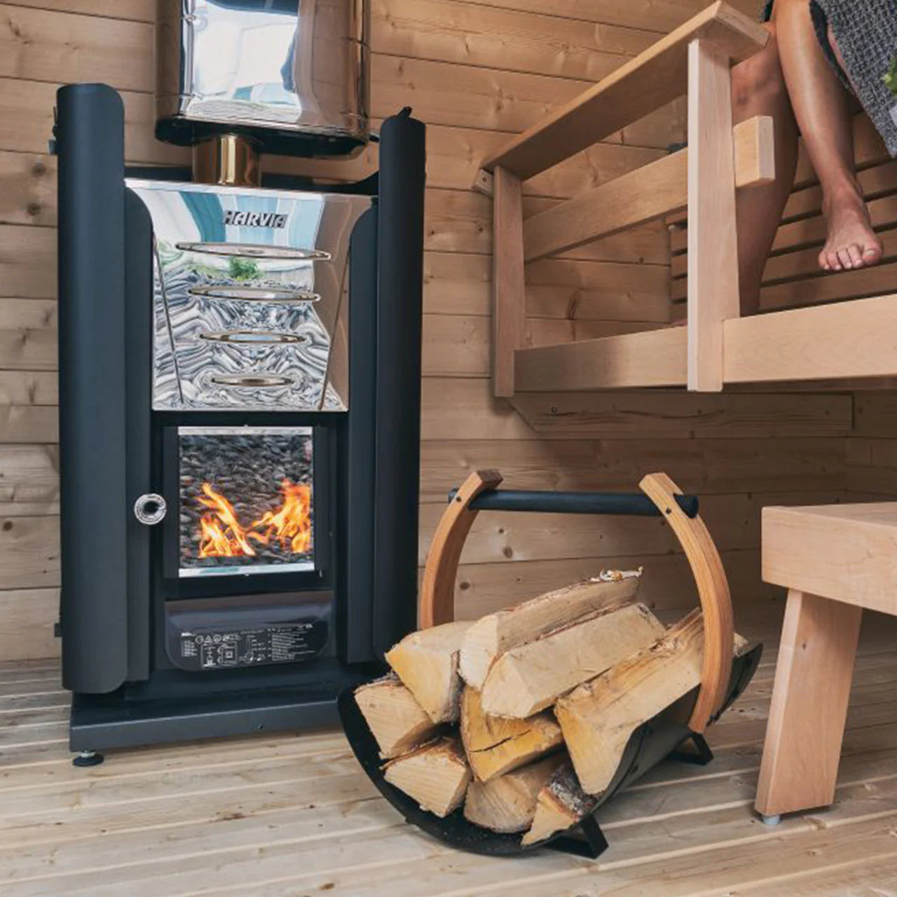 Harvia M3 16.5KW Wood Burning Sauna Stove WKM3