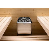 Harvia KIP 8KW Electric Sauna Heater Package with Built-In Controller and Stones KIP80B