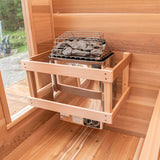 Dundalk Leisurecraft CT Serenity MP Barrel Outdoor 4 Person Sauna Electric Heated CTC2245MPE