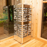 Dundalk Leisurecraft CT Serenity MP Barrel Outdoor 4 Person Sauna Electric Heated CTC2245MPE