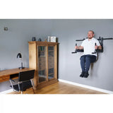 BenchK D8 2-in-1 Convertible Steel Pull-Up Bar and Dip Bar – Versatile Wall-Mounted Fitness Station