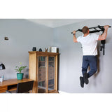 BenchK D8 2-in-1 Convertible Steel Pull-Up Bar and Dip Bar – Versatile Wall-Mounted Fitness Station