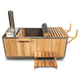 Dundalk Leisurecraft Starlight Outdoor Wood Burning Hot Tub CT372W