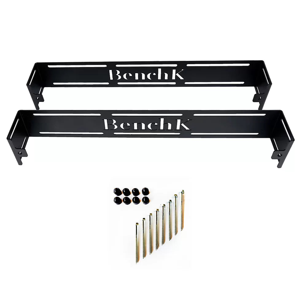 BenchK Wall Holders for Wooden Stud Frame Walls | WH1+S4, WHB+S8, WHW+S8 - Secure Mounting for BenchK Wall Bars