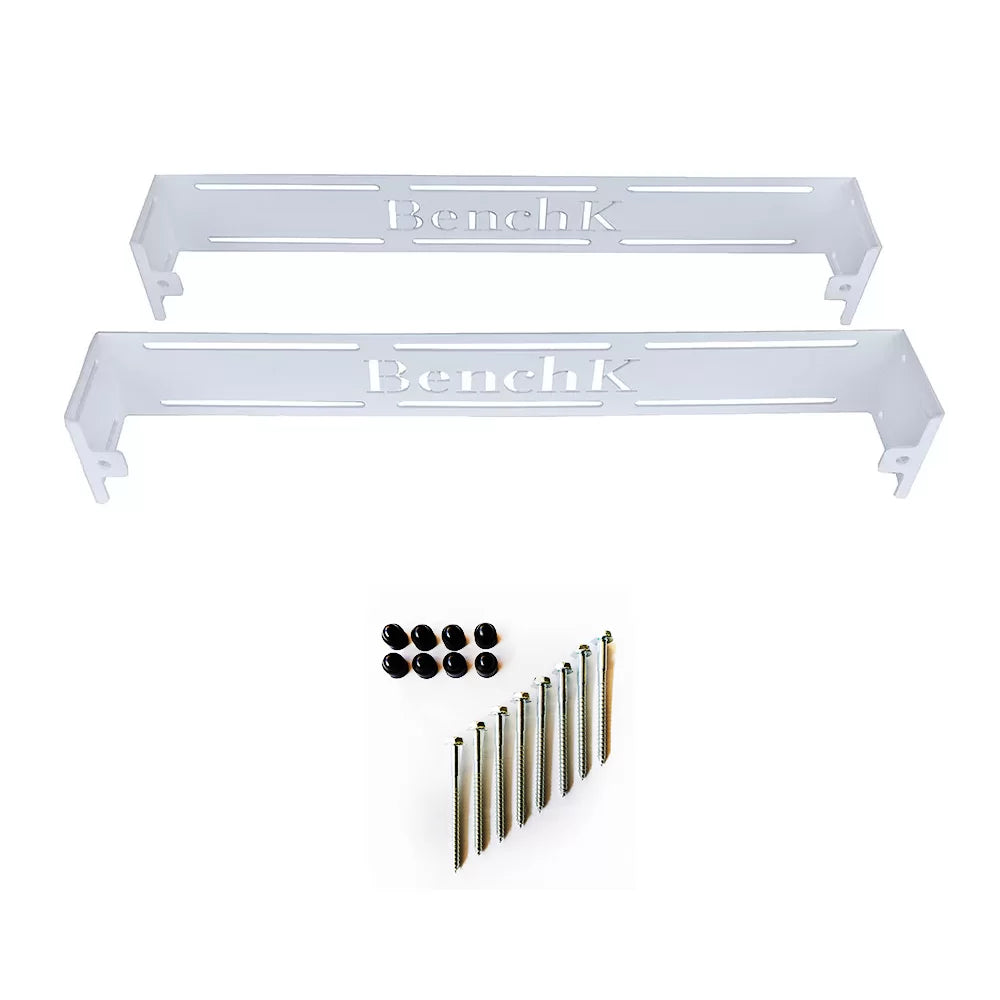 BenchK Wall Holders for Wooden Stud Frame Walls | WH1+S4, WHB+S8, WHW+S8 - Secure Mounting for BenchK Wall Bars