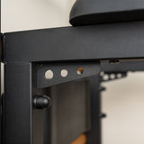BenchK 522B & 522W Wall Bars with Fixed 6-Grip Pull-Up Bar and Adjustable Dip Bar | Floor-to-Ceiling or Wall Mount Options
