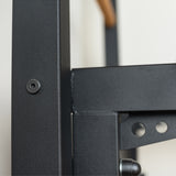 BenchK 232B Wall Bars – Black | Multifunctional Gym System with Pull-Up Bar & Dip Station