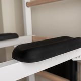 BenchK 522B & 522W Wall Bars with Fixed 6-Grip Pull-Up Bar and Adjustable Dip Bar | Floor-to-Ceiling or Wall Mount Options