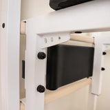 BenchK 522B & 522W Wall Bars with Fixed 6-Grip Pull-Up Bar and Adjustable Dip Bar | Floor-to-Ceiling or Wall Mount Options